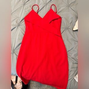 Lulus red bodycon dress